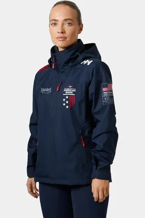 Helly Hansen American Magic Crew Hooded Sailing Jacket 2.0 Mujer L