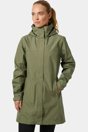 Helly Hansen Aden Long Rain Jacket Mujer L