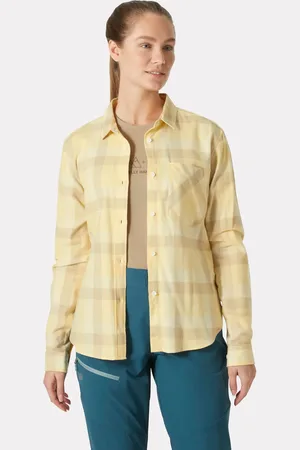 Helly Hansen Lokka Organic Flannel Long Sleeve Shirt Mujer M