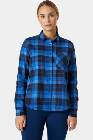 Helly Hansen Lokka Organic Flannel Long Sleeve Shirt Mujer S