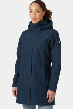 Helly Hansen Aden Long Rain Jacket Mujer L