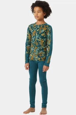 Helly Hansen Graphic Lifa® Merino Base Layer Set Juvenil 140/10