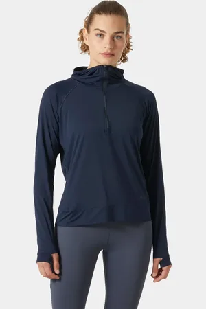 Helly Hansen Shine Solen Half-zip Sun Hoodie Mujer L