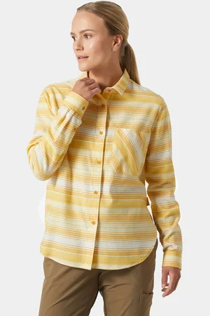Helly Hansen Lokka Organic Flannel Long Sleeve Shirt Mujer S
