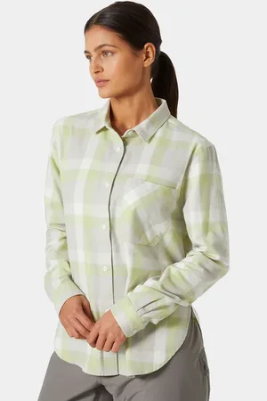 Helly Hansen Lokka Organic Flannel Long Sleeve Shirt Mujer M