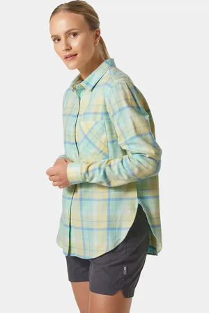 Helly Hansen Lokka Organic Flannel Long Sleeve Shirt Mujer S