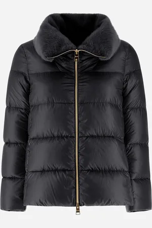 HERNO Bómber De Nylon Ultralight Y New Lady Faux Fur