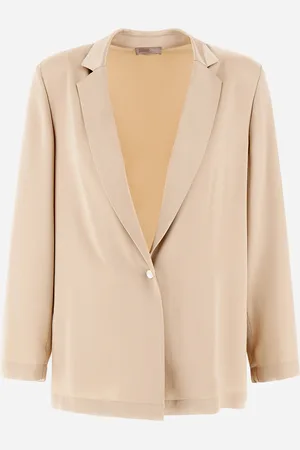 HERNO Blazer Resort De Satin Effect