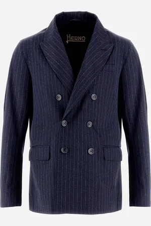 HERNO Blazer De Light Pinstripe