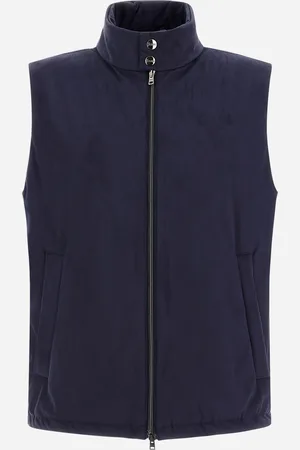 HERNO Chaleco Resort De Suede Effect