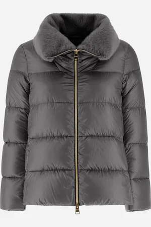 HERNO Bómber De Nylon Ultralight Y New Lady Faux Fur