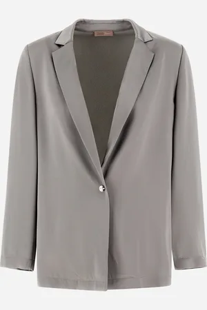 HERNO Blazer Resort De Satin Effect