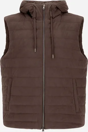HERNO Chaleco De Suede Effect