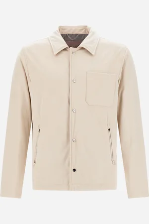 HERNO Camisa Resort De Suede Effect