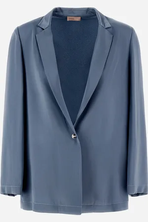 HERNO Blazer Resort De Satin Effect