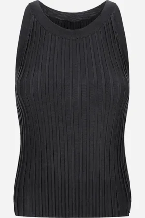 HERNO Camiseta De Tirantes De Shiny Viscose Rib