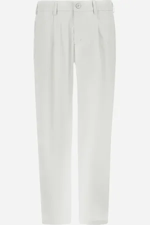 HERNO Pantalones Con Cordón De Ajuste De Cotton Feel