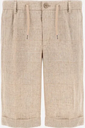 HERNO Pantalones Cortos De Galles Linen