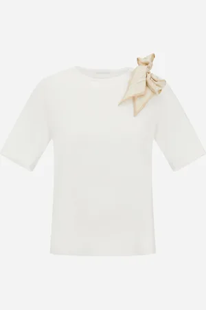 HERNO Camiseta De Superfine Cotton Stretch Y Fular