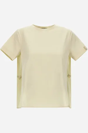 HERNO Camiseta De Chic Cotton Jersey Y New Techno Tafetán