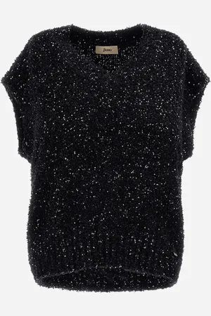 HERNO Chaleco De New Plain Paillettes