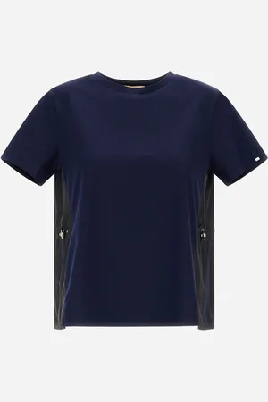 HERNO Camiseta De Chic Cotton Jersey Y New Techno Tafetán