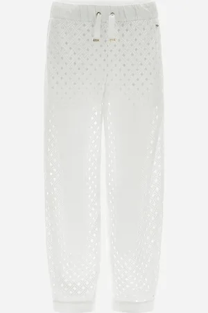 HERNO Pantalones De Crochet Lace Y New Techno Tafetán