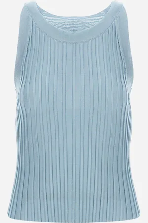 HERNO Camiseta De Tirantes De Shiny Viscose Rib