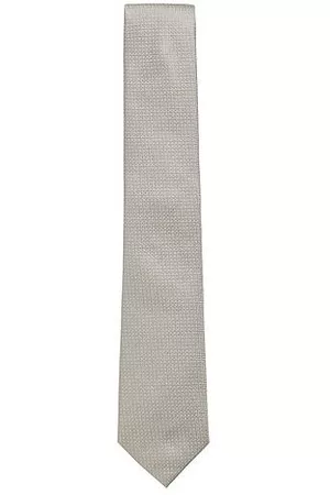 HUGO BOSS Hombre Corbatas y corbatín - Corbata de seda pura con micromotivo
