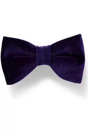 HUGO BOSS Hombre Pajaritas - Pajarita anudada de terciopelo elástico