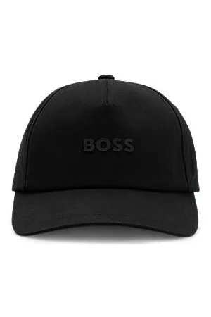 HUGO BOSS Gorra de cinco paneles en piqué de algodón con logo estampado