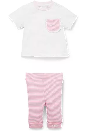 HUGO BOSS Niñas Conjuntos de ropa - Set de camiseta y leggings para bebé en caja de regalo