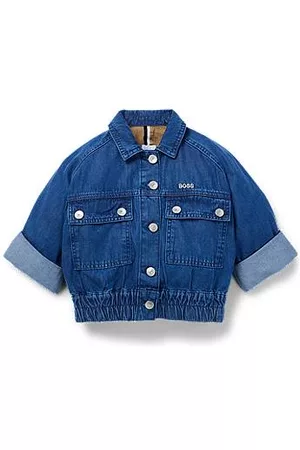 HUGO BOSS Cazadora vaquera para niños con detalle de logo