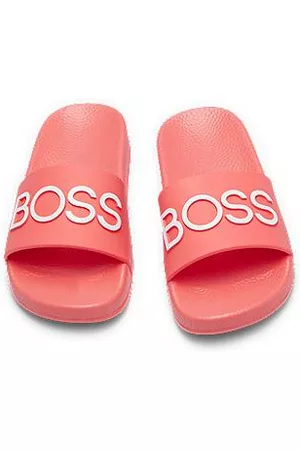 HUGO BOSS Chanclas de PVC para niños con el logo en contraste en la tira