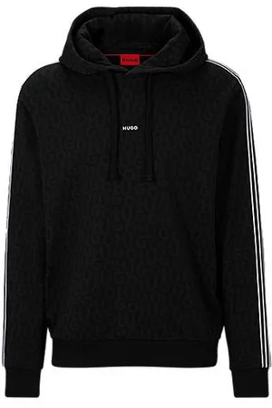 Black Island - Sudadera Negra para Hombre - Oso