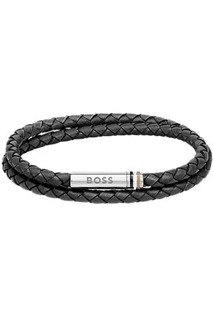 Pulsera Keep It Double en piel Monogram - Hombre - Bisutería