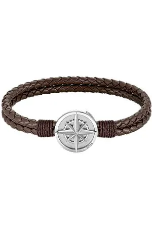 Pulsera Keep It Double en piel Monogram - Hombre - Bisutería