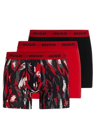 HUGO 50469775 Ropa interior Boxer Hombre Rojo