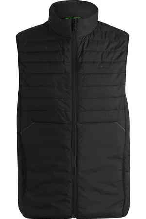HUGO BOSS Chaleco repelente al agua con logo tonal