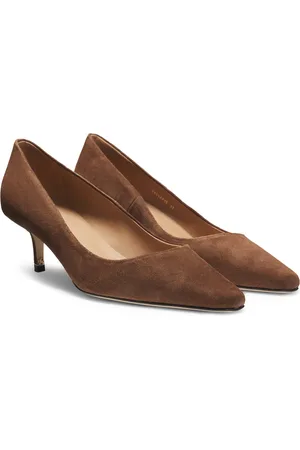 HUGO BOSS Zapatos de tacón de ante con puntera afilada