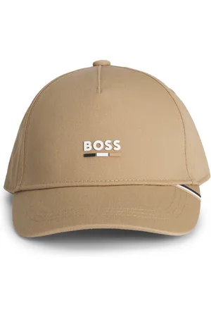 HUGO BOSS Gorra para niños con rayas de la marca y logo estampado