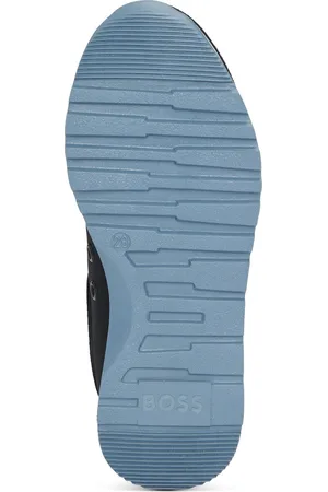 HUGO BOSS Deportivas para niños en mezcla de materiales con apliques de piel