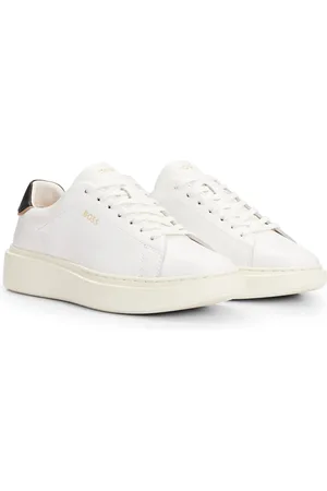 HUGO BOSS Deportivas de piel con cordones y detalles de logo