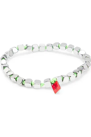 HUGO BOSS Brazalete elástico con cubos de acero