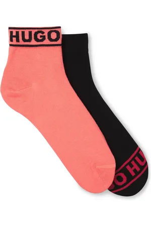 HUGO BOSS Paquete de dos pares de calcetines cortos con detalle de logo