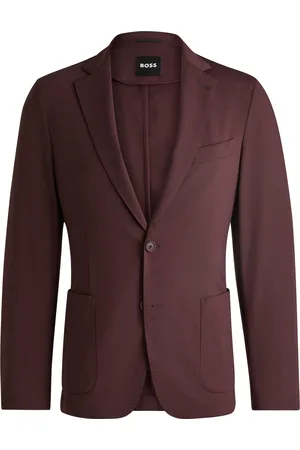 HUGO BOSS Chaqueta slim fit en punto elástico técnico