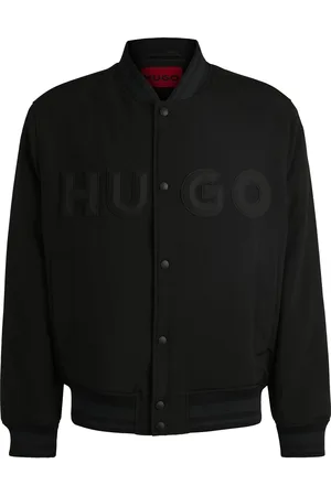 HUGO BOSS Cazadora bomber repelente al agua con logo de goma