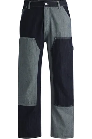HUGO BOSS Jeans loose fit de denim mixto