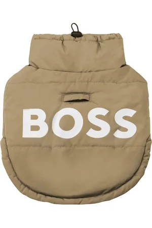 HUGO BOSS Chaqueta con relleno para perros con logo en contraste
