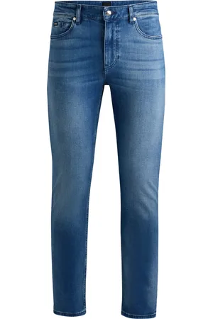HUGO BOSS Vaqueros Delaware slim fit en denim con tacto de cashmere